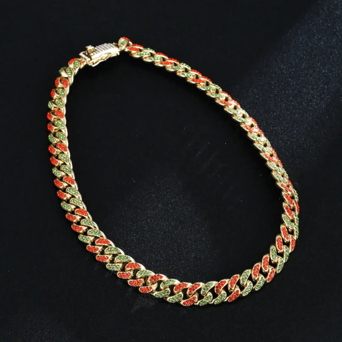 Full Diamond Inlaid Necklace