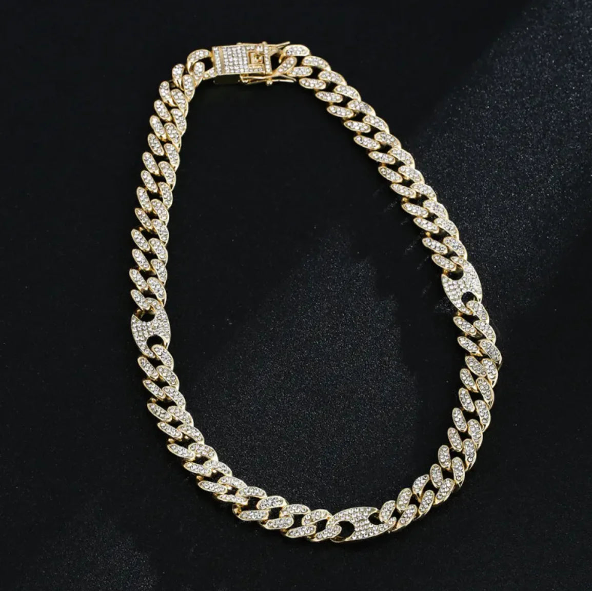 Full Diamond Inlaid Necklace