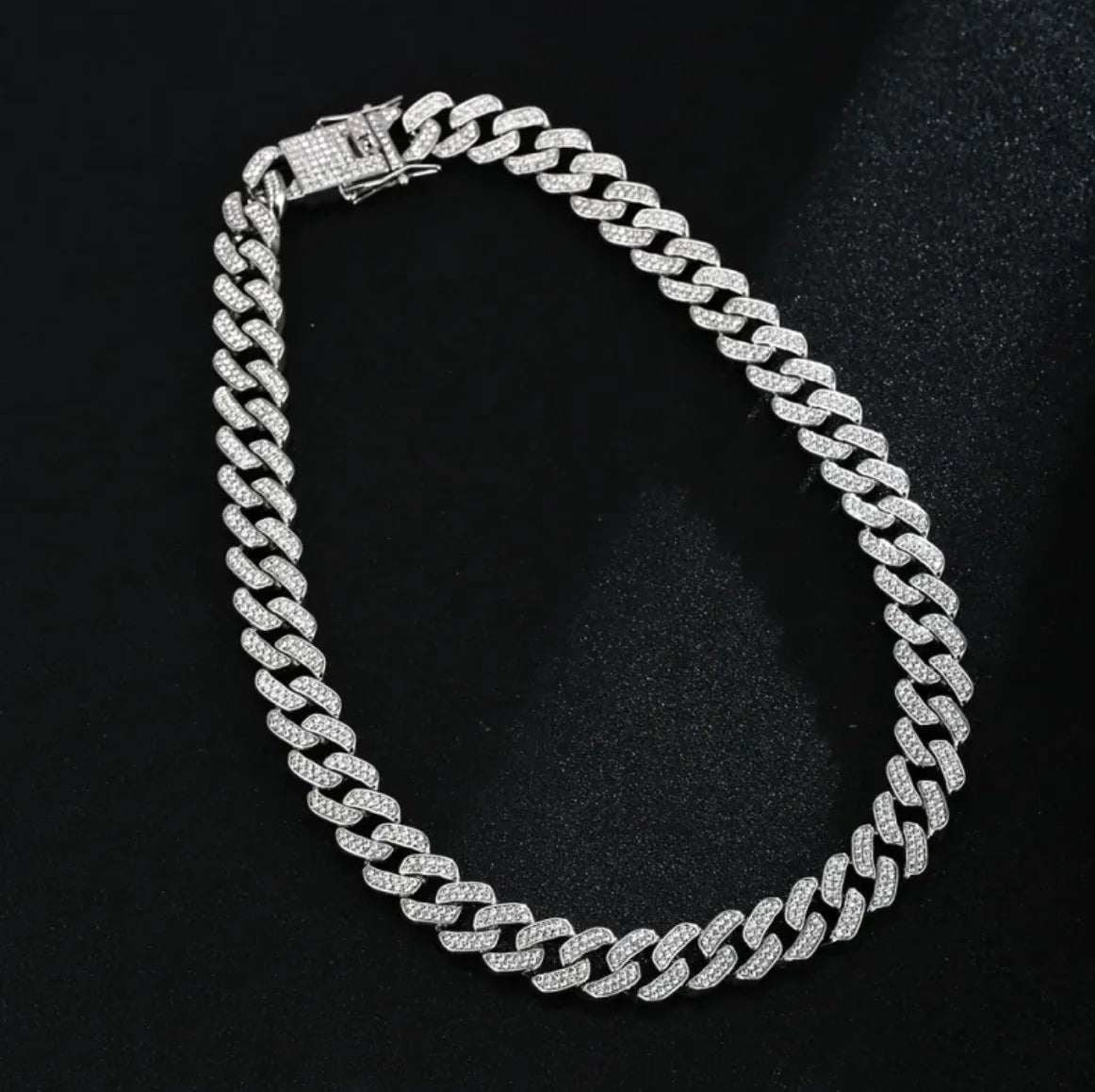 Full Diamond Inlaid Necklace