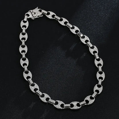 Full Diamond Inlaid Necklace